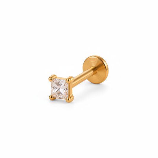 Piercing Pear Dorado para Oreja Amelie Jewelry